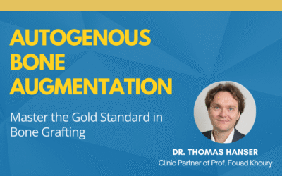 Rebuilding bone with precision – Autogenous Bone Augmentation
