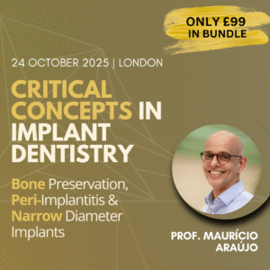 Critical Concepts in Implantology: Bone Preservation, Peri-Implantitis & Narrow Diameter Implants
